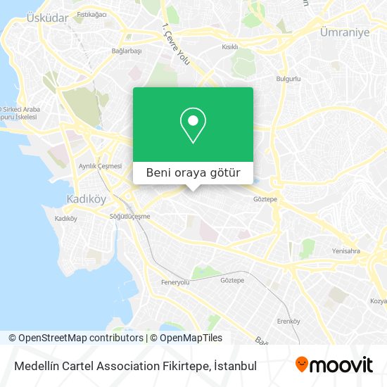 Medellín Cartel Association Fikirtepe harita