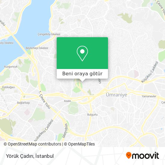 Yörük Çadırı harita