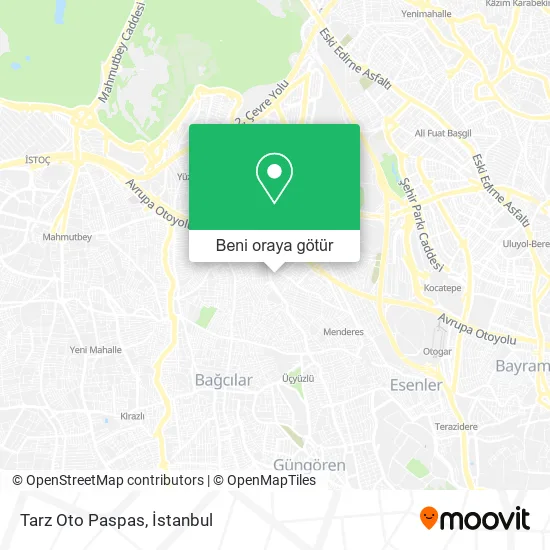 Tarz Oto Paspas harita