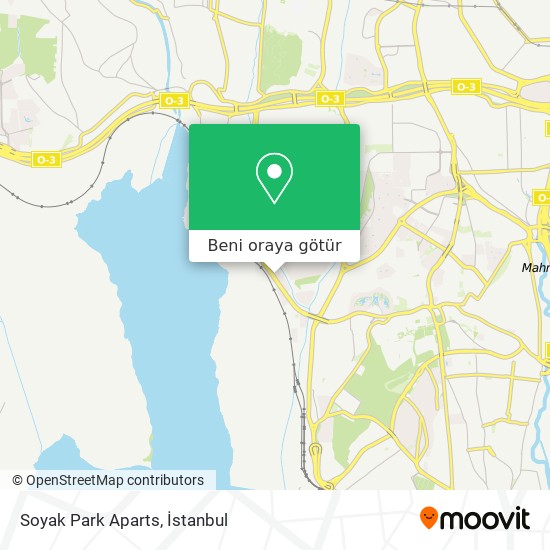 Soyak Park Aparts harita