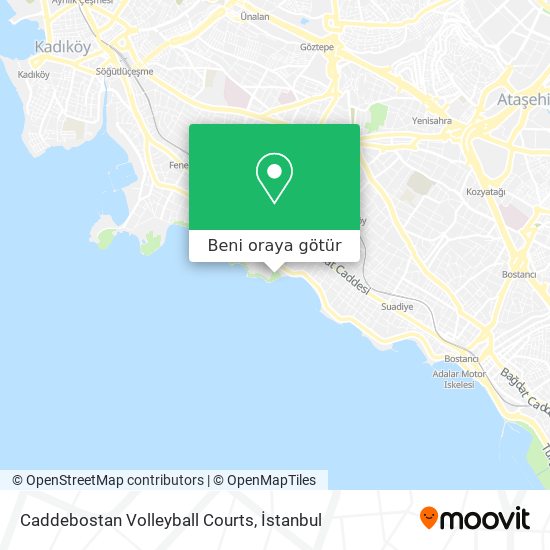 Caddebostan Volleyball Courts harita