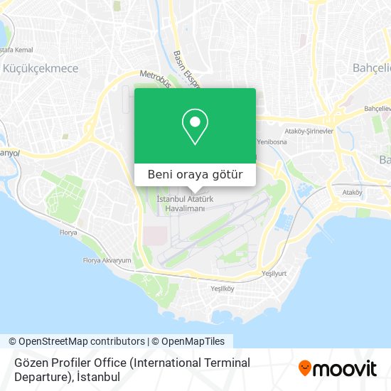 Gözen Profiler Office (International Terminal Departure) harita