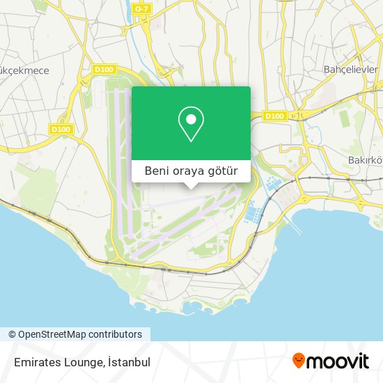 Emirates Lounge harita