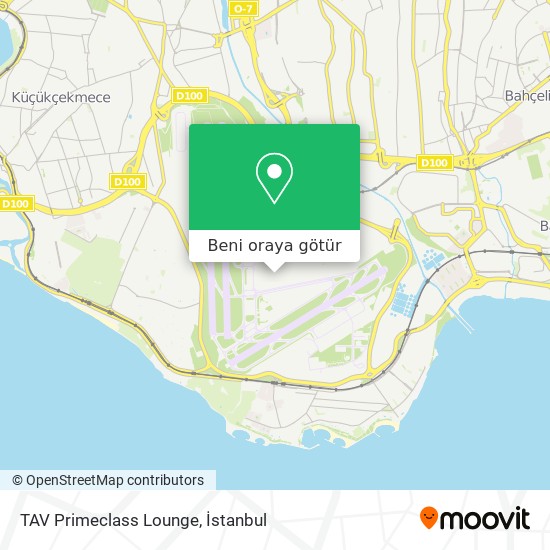 TAV Primeclass Lounge harita