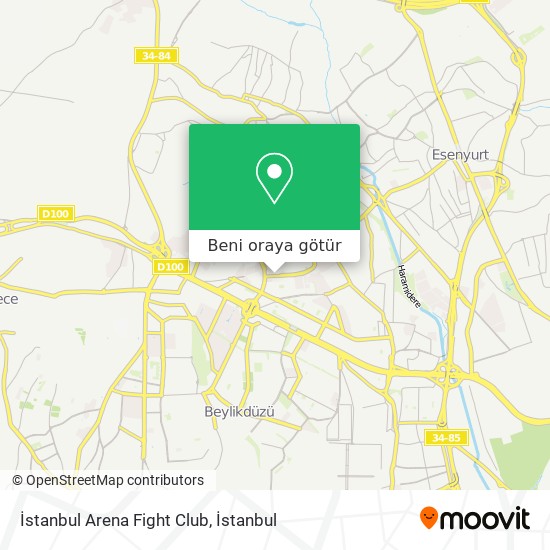 İstanbul Arena Fight Club harita