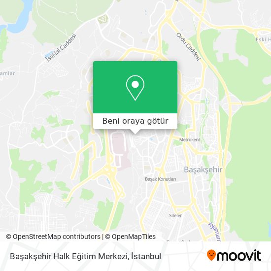 Başakşehir Halk Eğitim Merkezi harita