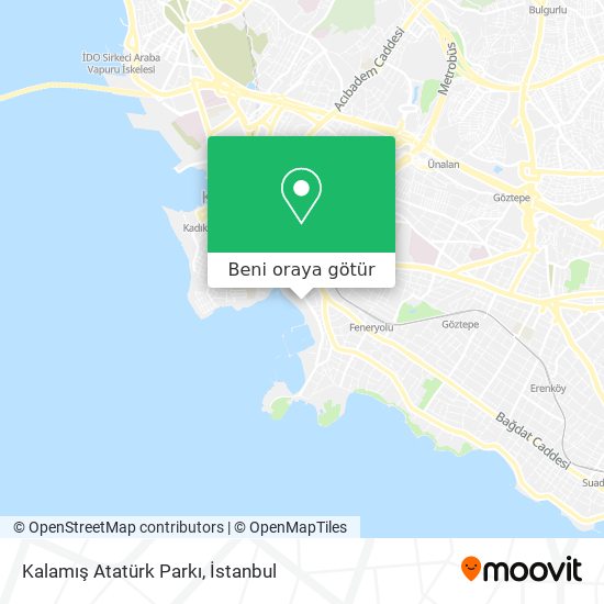Kalamış Atatürk Parkı harita