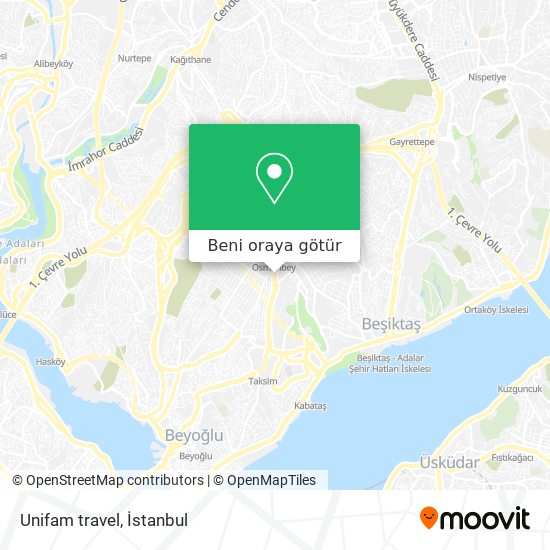 Unifam travel harita