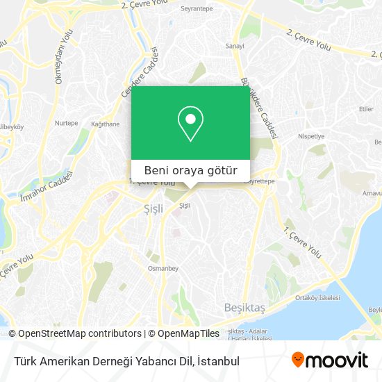Türk Amerikan Derneği Yabancı Dil harita