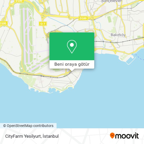 CityFarm Yesilyurt harita