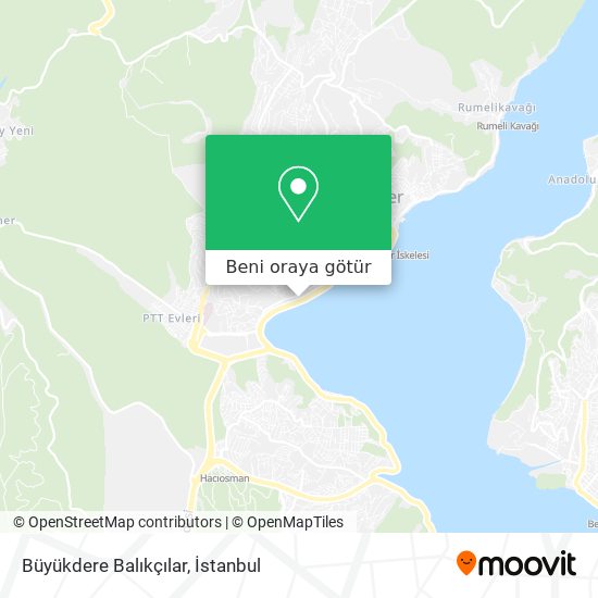 Büyükdere Balıkçılar harita