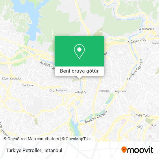 Türkiye Petrolleri harita