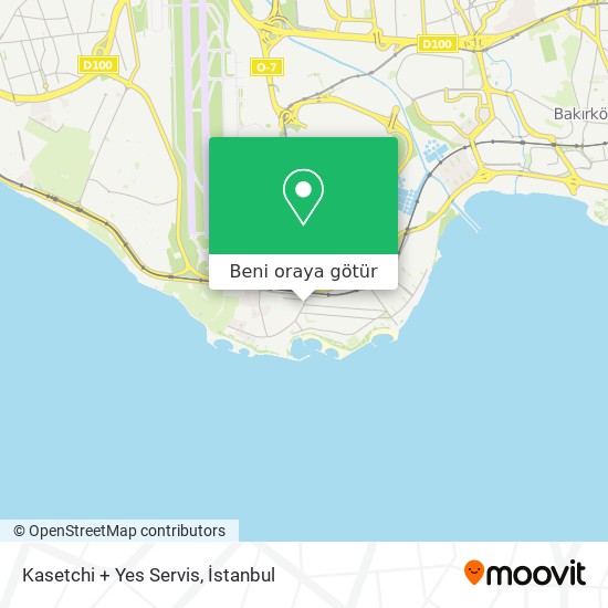 Kasetchi + Yes Servis harita