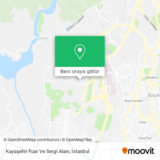 Kayaşehir Fuar Ve Sergi Alanı harita