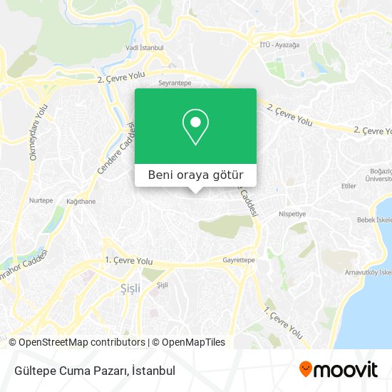 Gültepe Cuma Pazarı harita