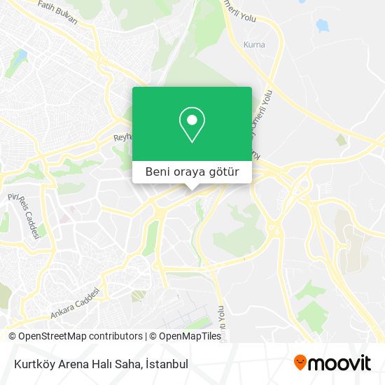 Kurtköy Arena Halı Saha harita