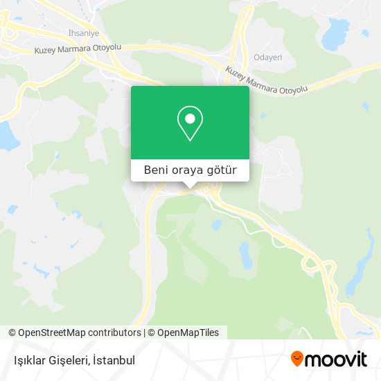 Işıklar Gişeleri harita