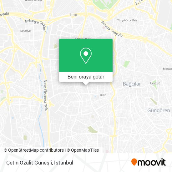 Çetin Ozalit Güneşli harita