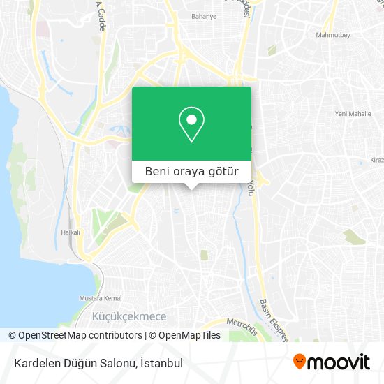 Kardelen Düğün Salonu harita