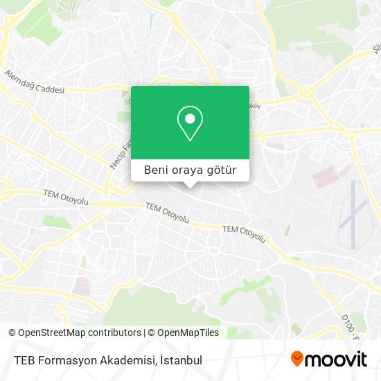 TEB Formasyon Akademisi harita