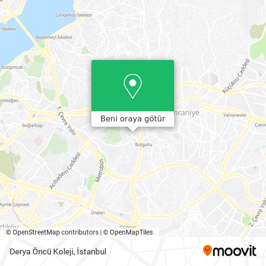 Derya Öncü Koleji harita