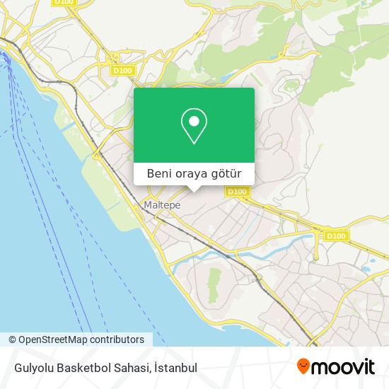 Gulyolu Basketbol Sahasi harita