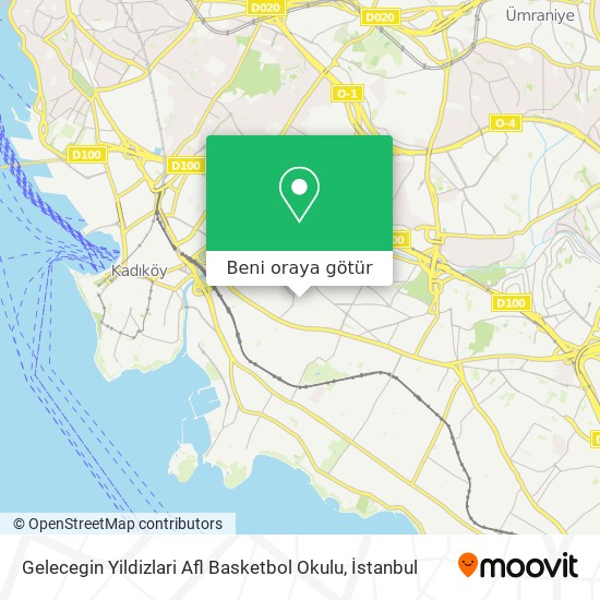 Gelecegin Yildizlari Afl Basketbol Okulu harita
