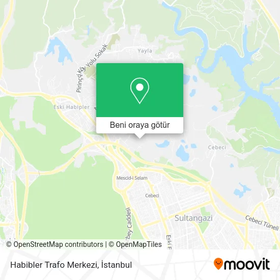 Habibler Trafo Merkezi harita