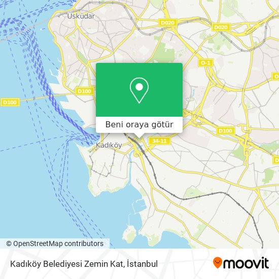 Kadıköy Belediyesi Zemin Kat harita