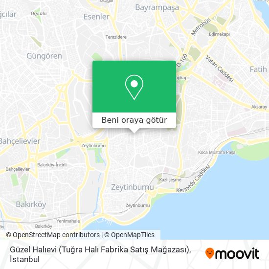 Güzel Halıevi (Tuğra Halı Fabrika Satış Mağazası) harita