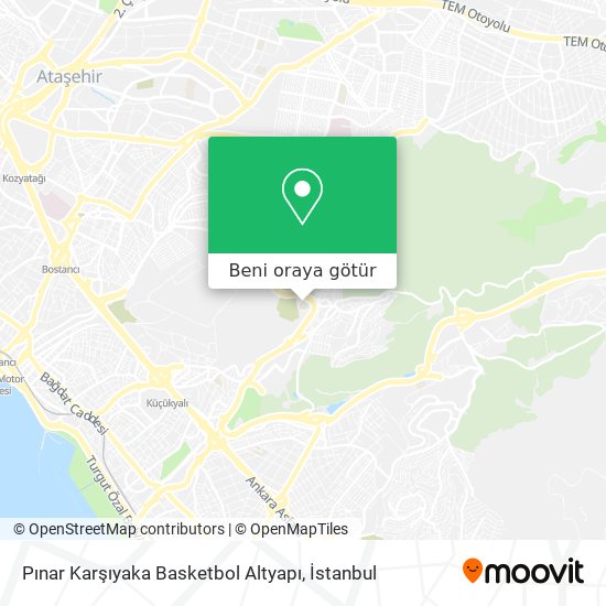 Pınar Karşıyaka Basketbol Altyapı harita