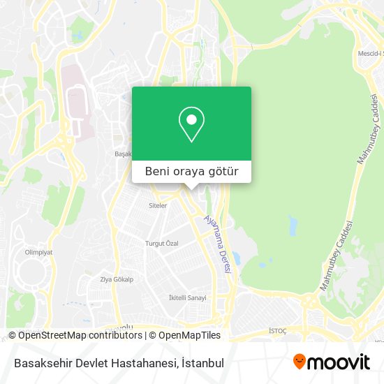Basaksehir Devlet Hastahanesi harita