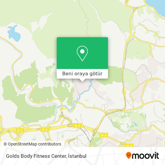 Golds Body Fitness Center harita