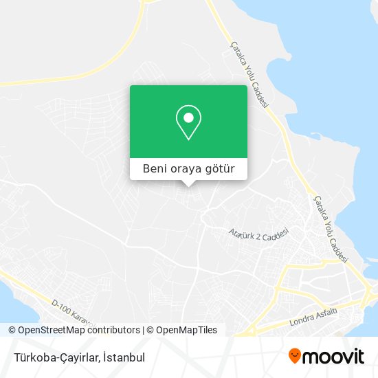 Türkoba-Çayirlar harita