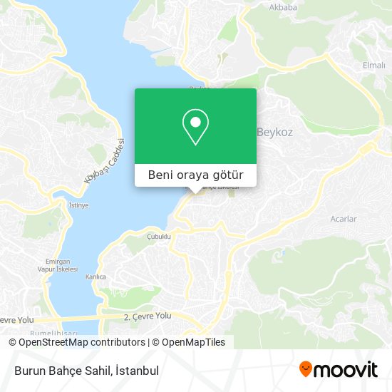 Burun Bahçe Sahil harita