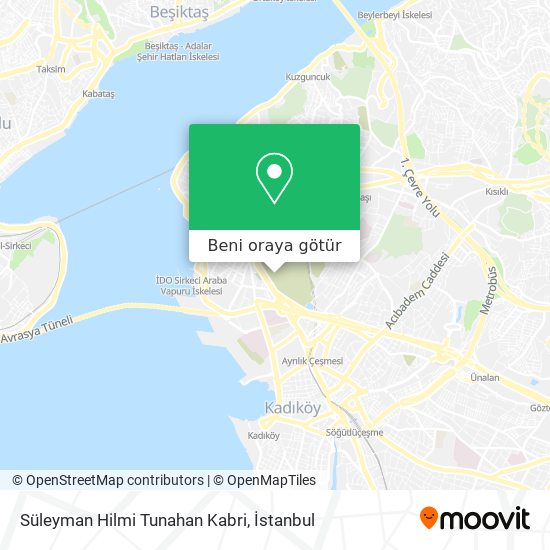 Süleyman Hilmi Tunahan Kabri harita