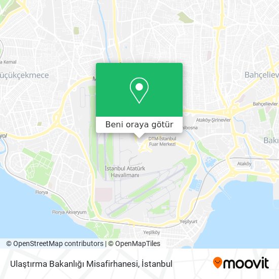 Ulaştırma Bakanlığı Misafirhanesi harita