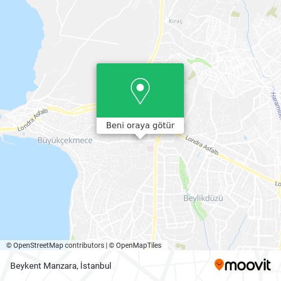 Beykent Manzara harita