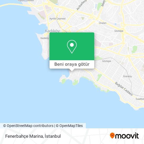 Fenerbahçe Marina harita