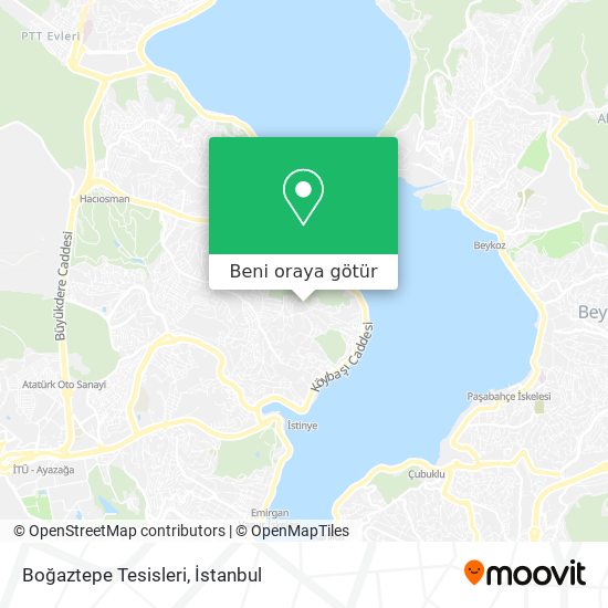 Boğaztepe Tesisleri harita
