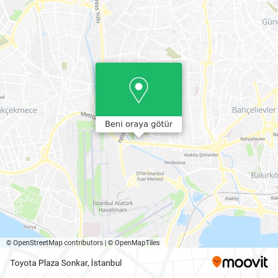 Toyota Plaza Sonkar harita