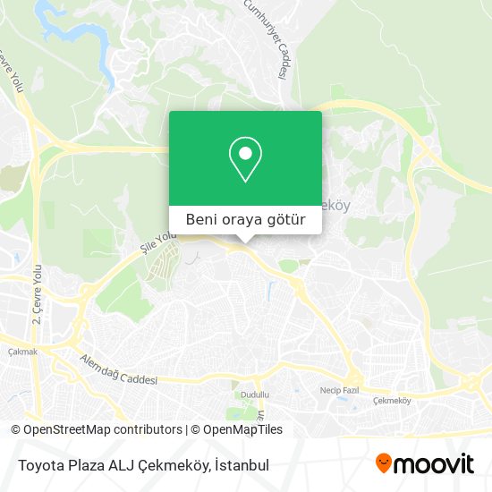 Toyota Plaza ALJ Çekmeköy harita