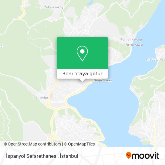 İspanyol Sefarethanesi harita