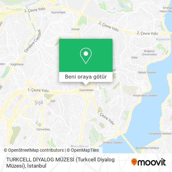 TURKCELL DİYALOG MÜZESİ (Turkcell Diyalog Müzesi) harita