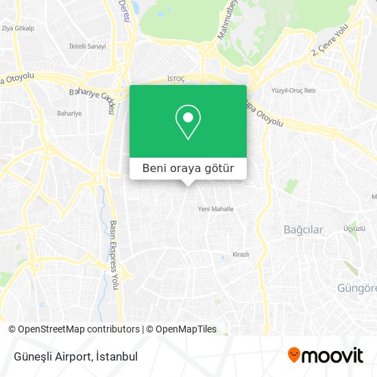 Güneşli Airport harita