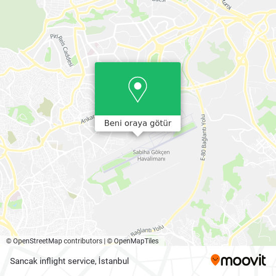 Sancak inflight service harita