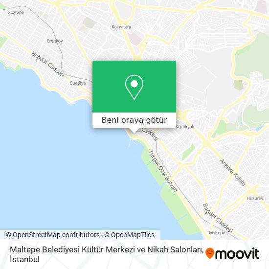 Maltepe Belediyesi Kültür Merkezi ve Nikah Salonları harita