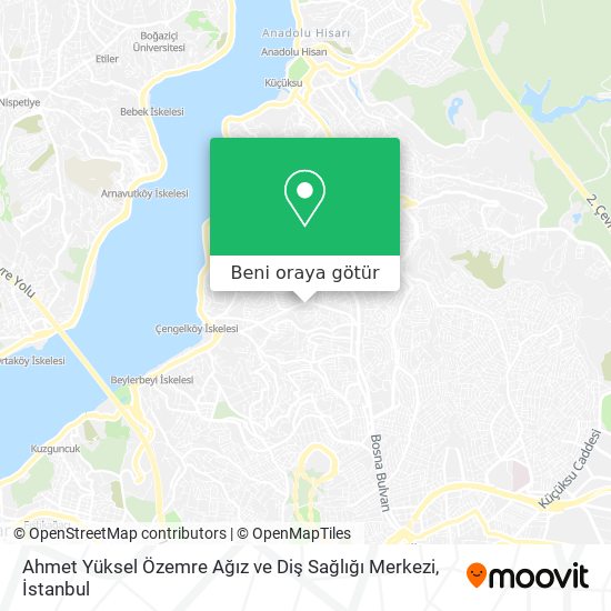 Ahmet Yüksel Özemre Ağız ve Diş Sağlığı Merkezi harita