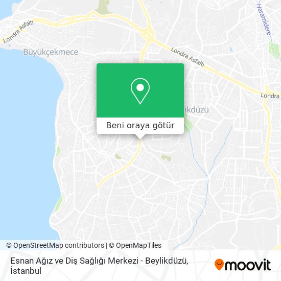 Esnan Ağız ve Diş Sağlığı Merkezi - Beylikdüzü harita