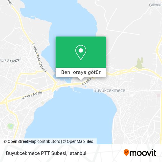 Buyukcekmece PTT Subesi harita